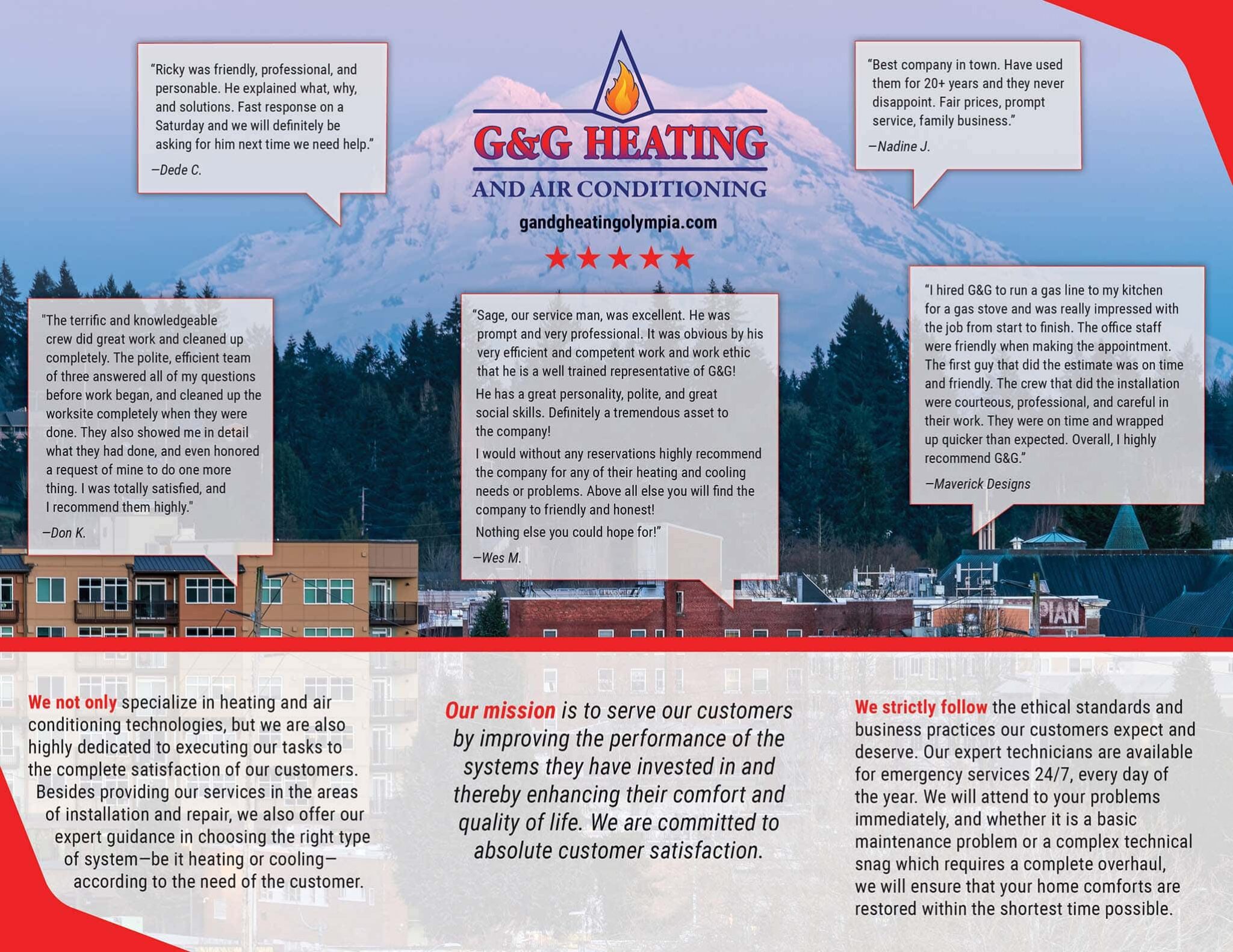 Olympia Heating and Cooling Services G & G Heating