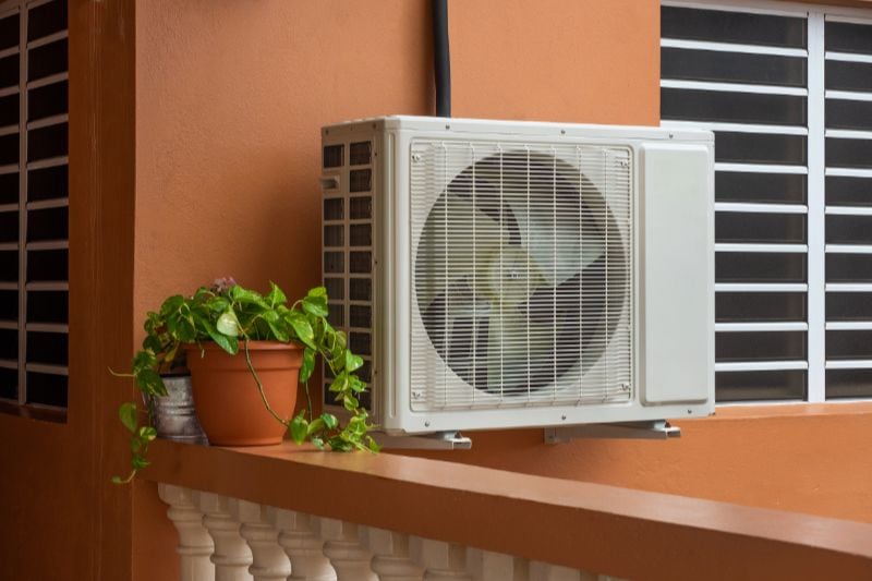 Image of a heat pump. Air Conditioners Versus Heat Pumps